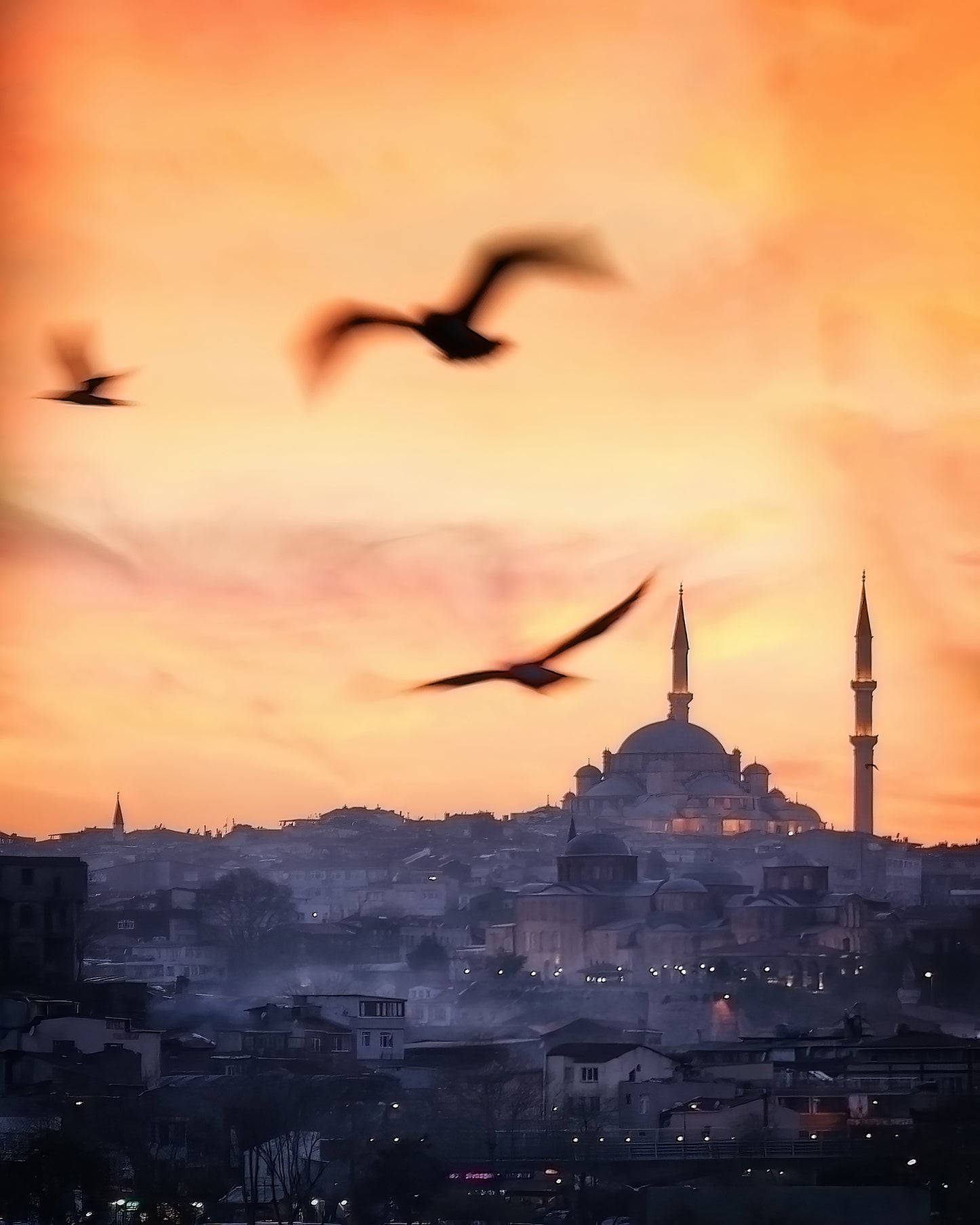 Sunset In Istanbul