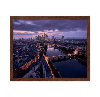 Frankfurt Skyline at Dusk