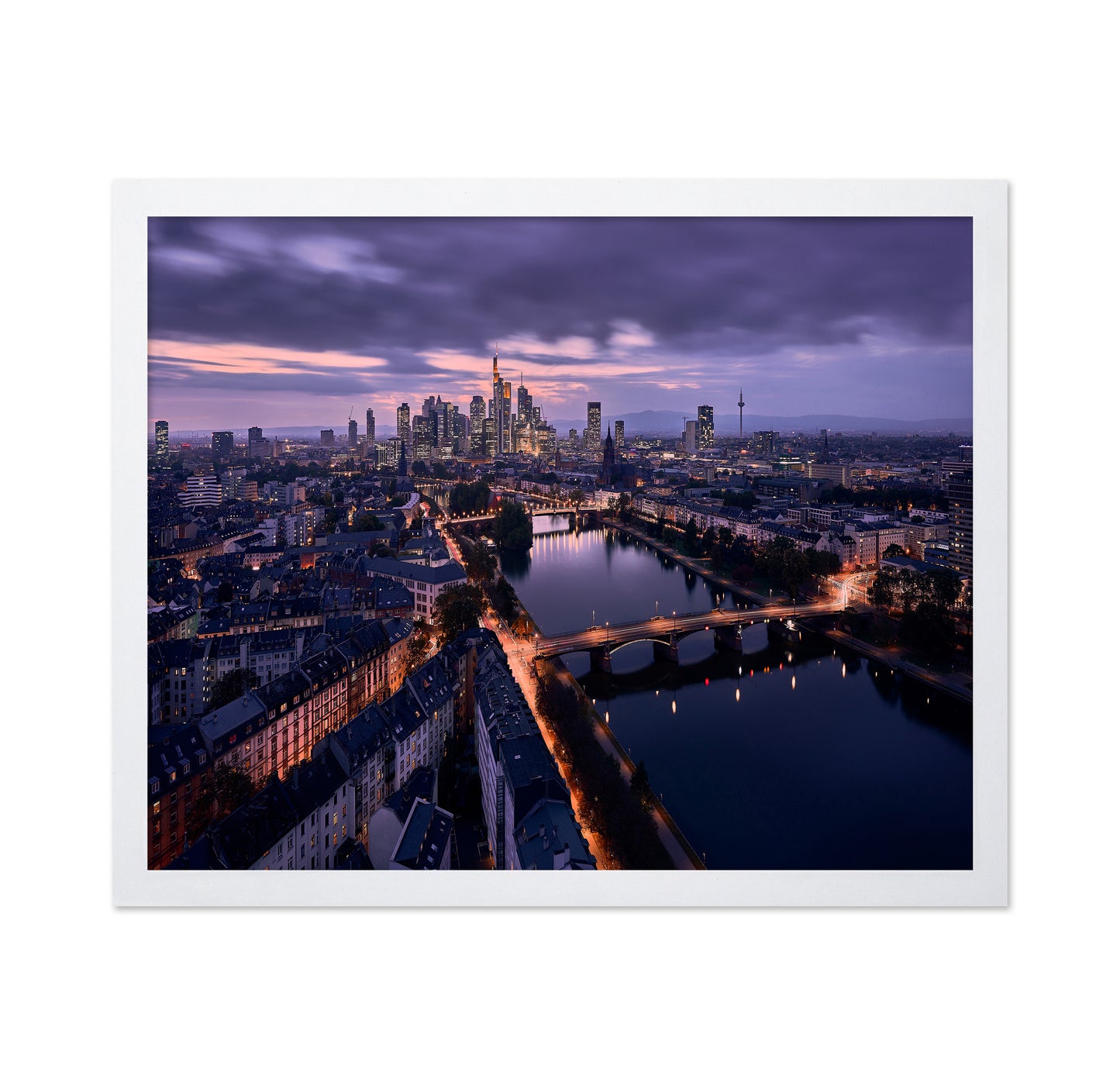 Frankfurt Skyline at Dusk