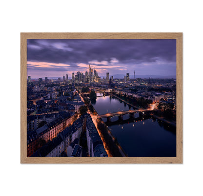 Frankfurt Skyline at Dusk
