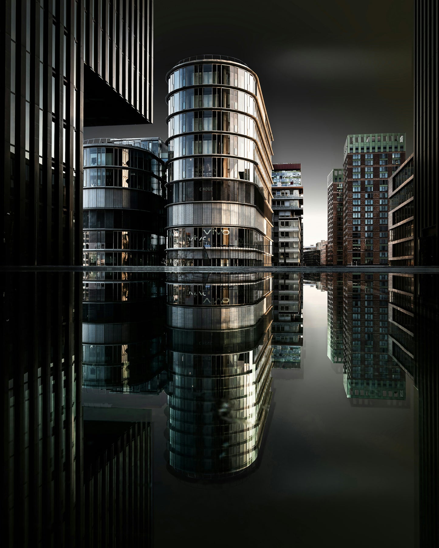Reflection In The Water-Covered Skylight