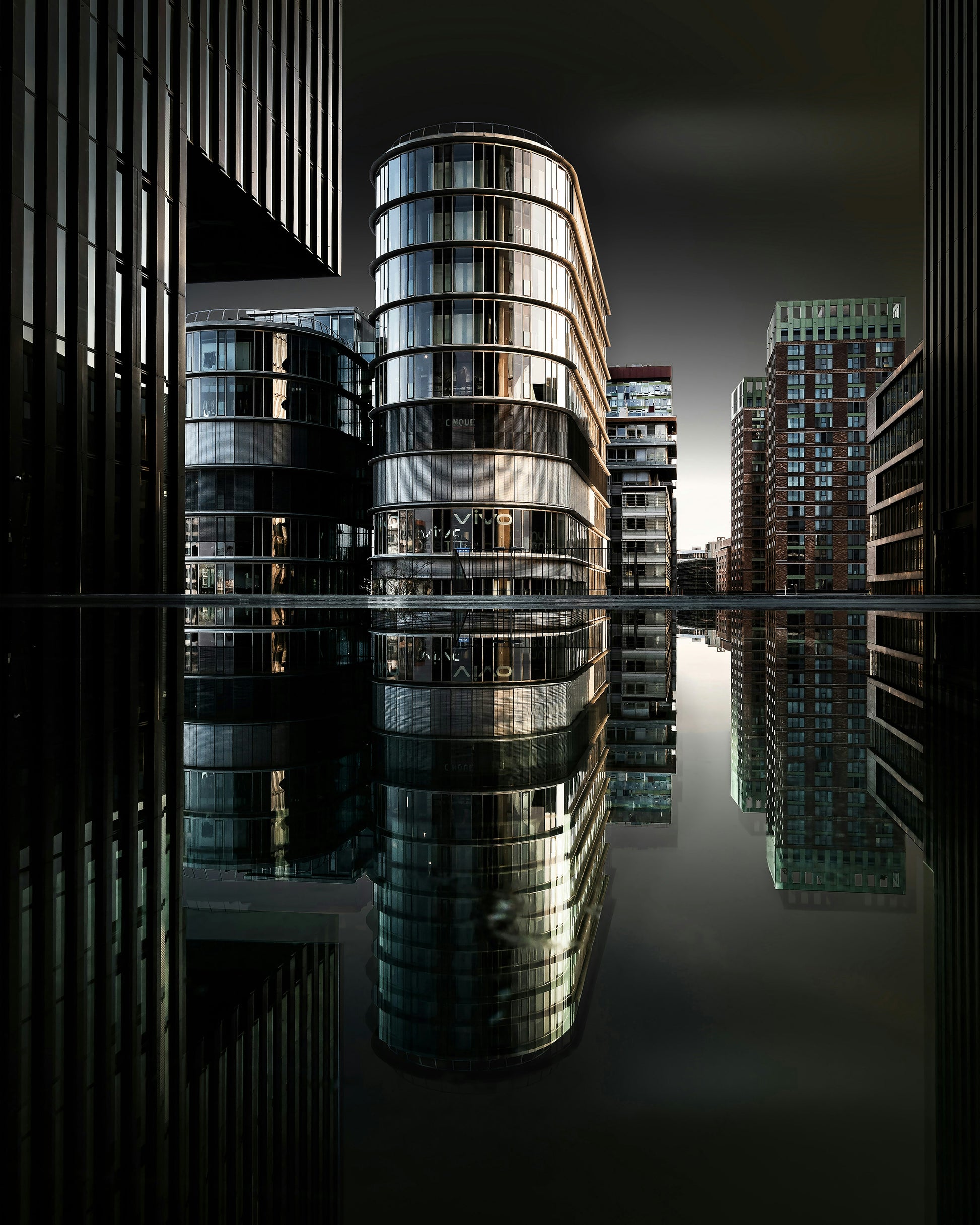 Reflection In The Water-Covered Skylight