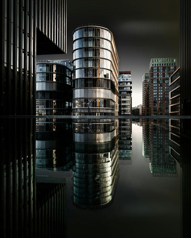 Reflection In The Water-Covered Skylight