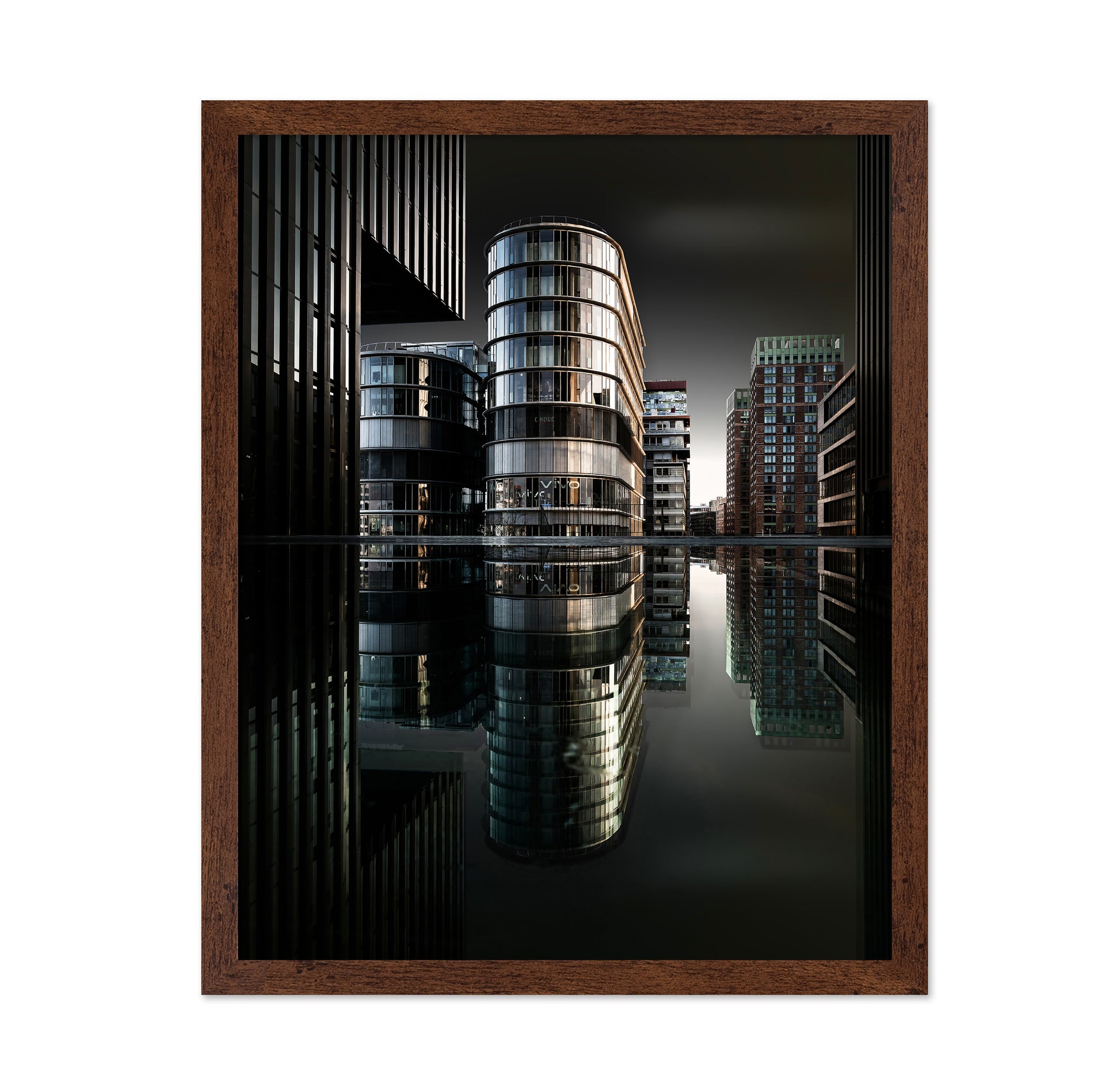 Reflection In The Water-Covered Skylight