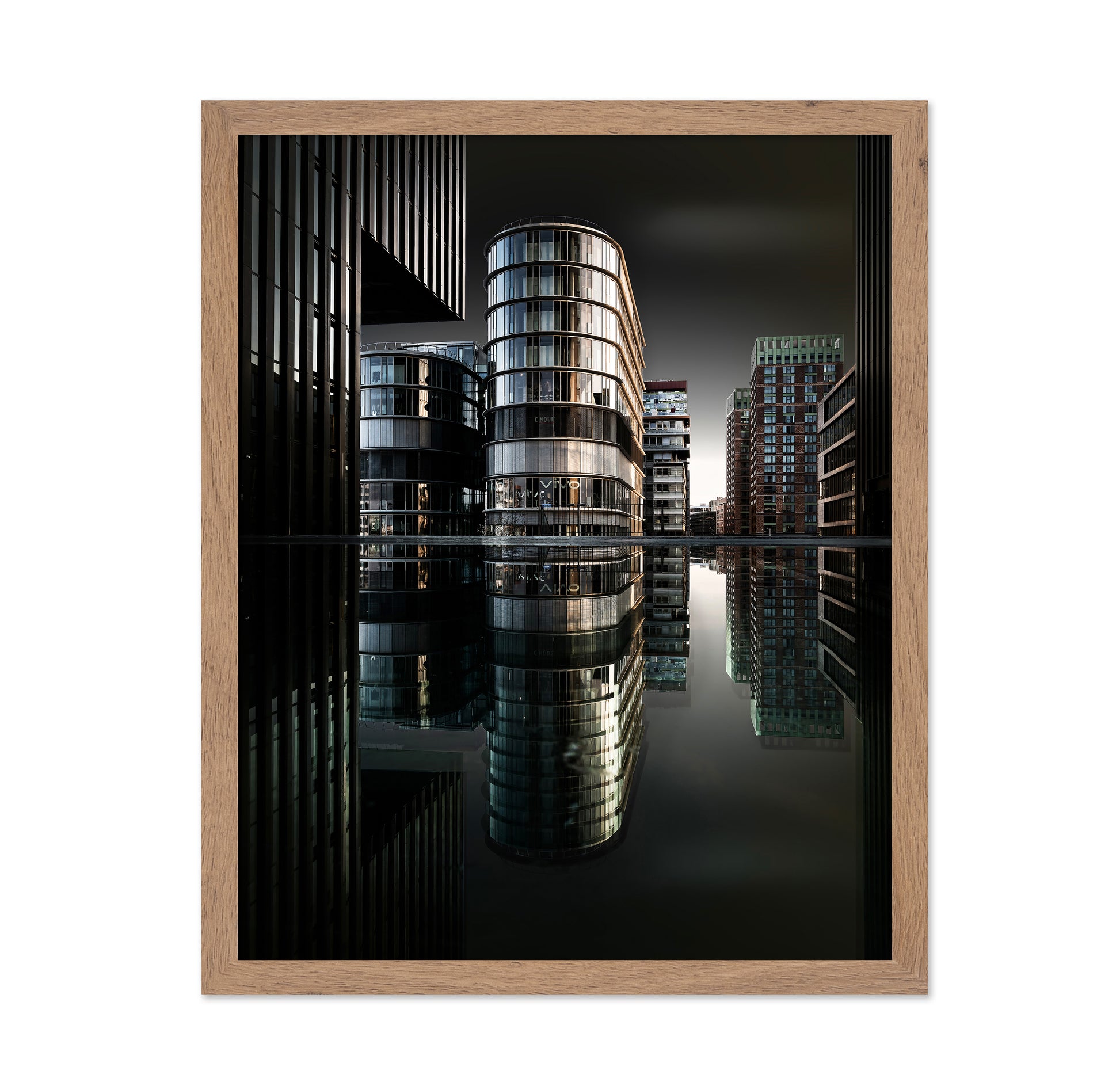 Reflection In The Water-Covered Skylight