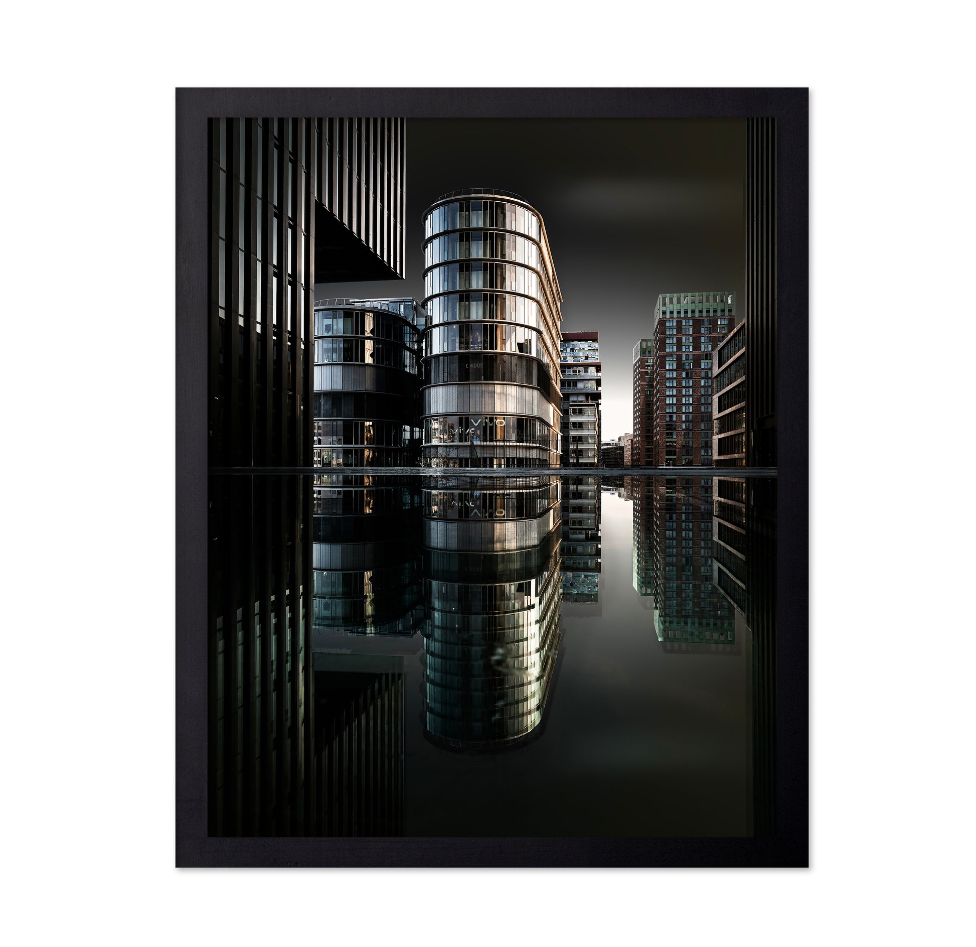 Reflection In The Water-Covered Skylight