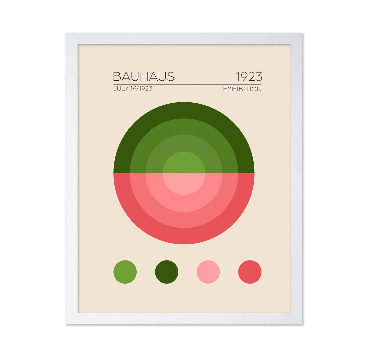 Bauhaus Green Circle