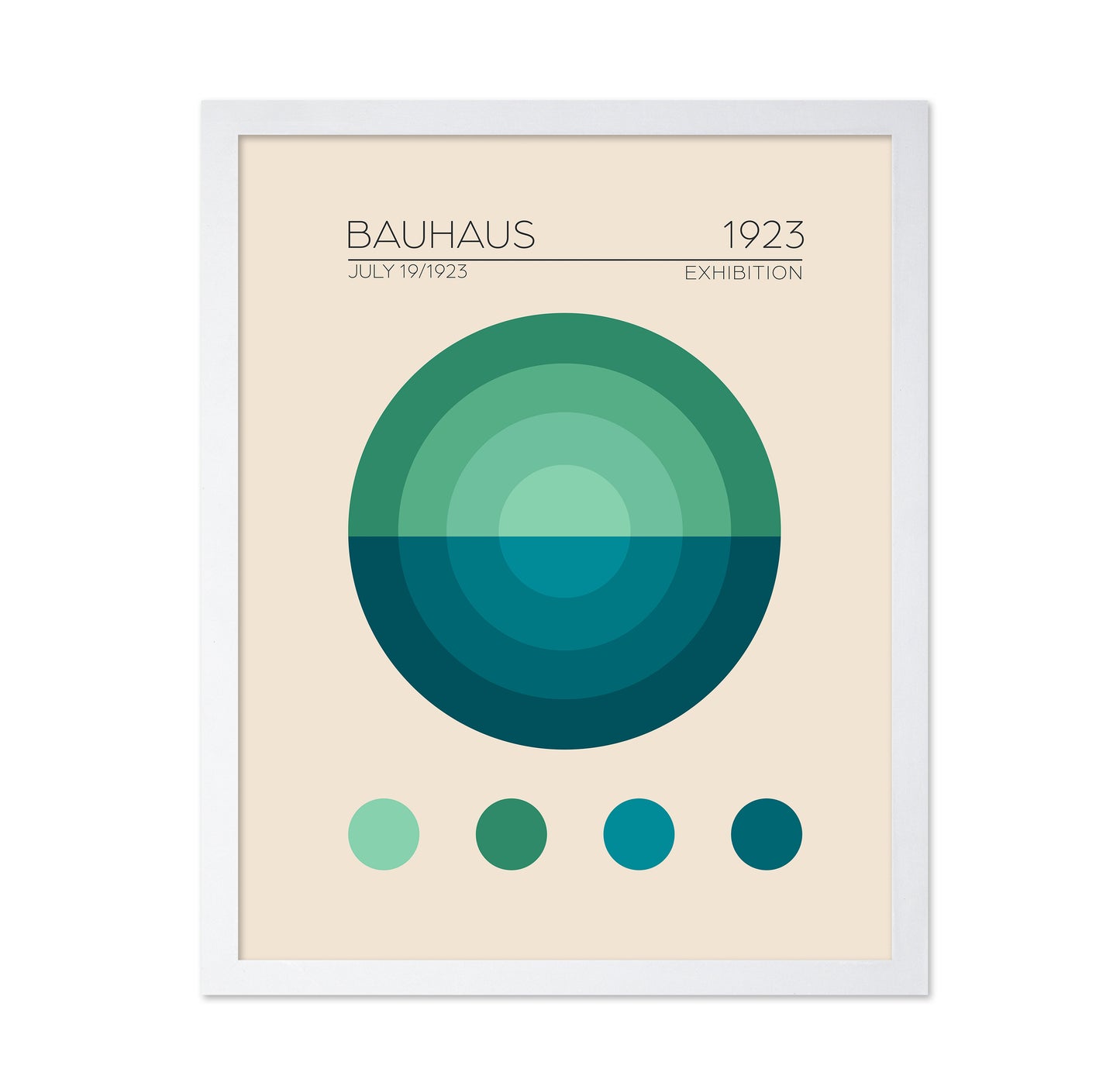 Bauhaus Blue Circle