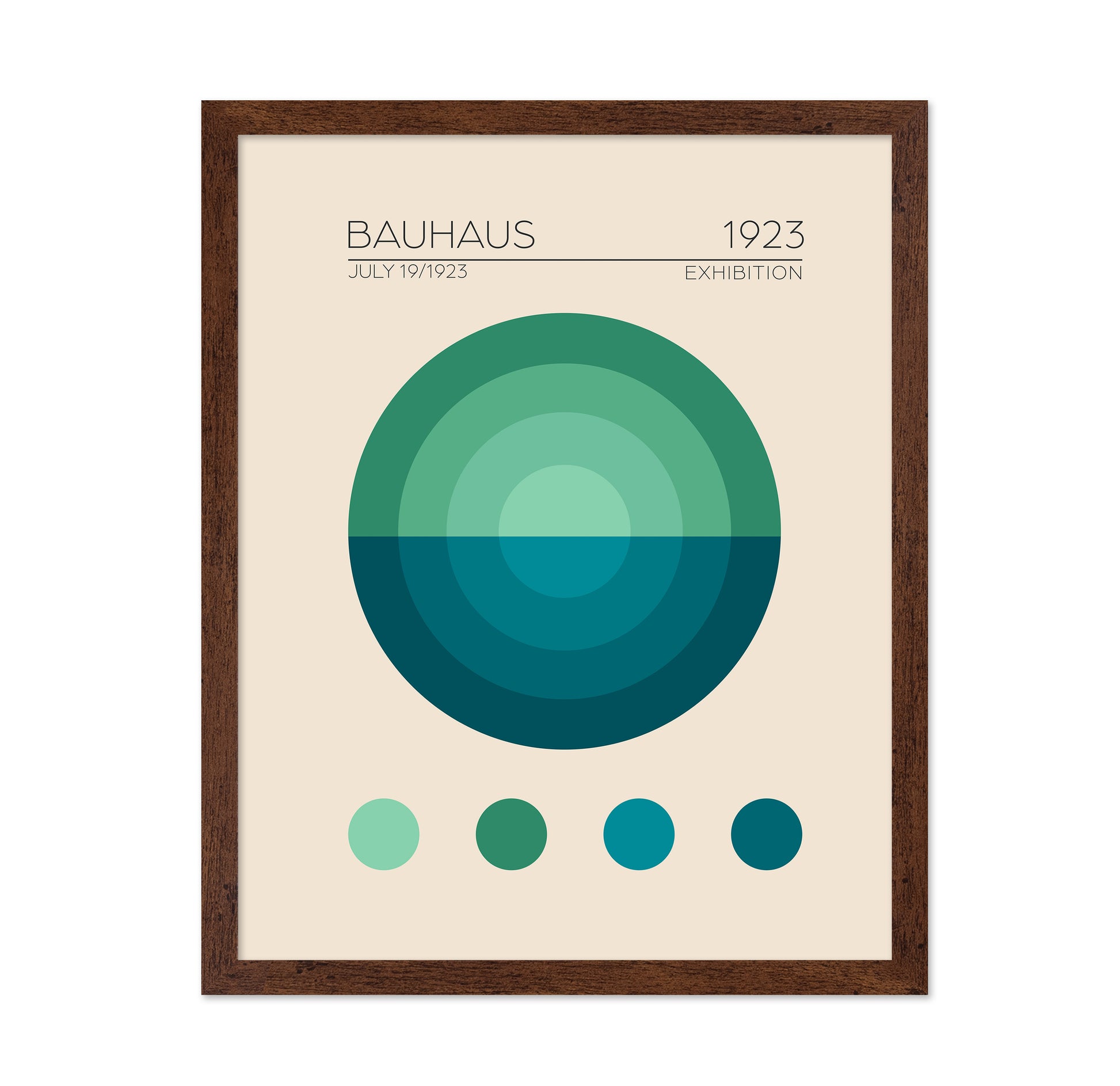 Bauhaus Blue Circle