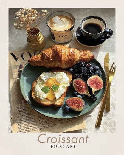 Croissant Food Art
