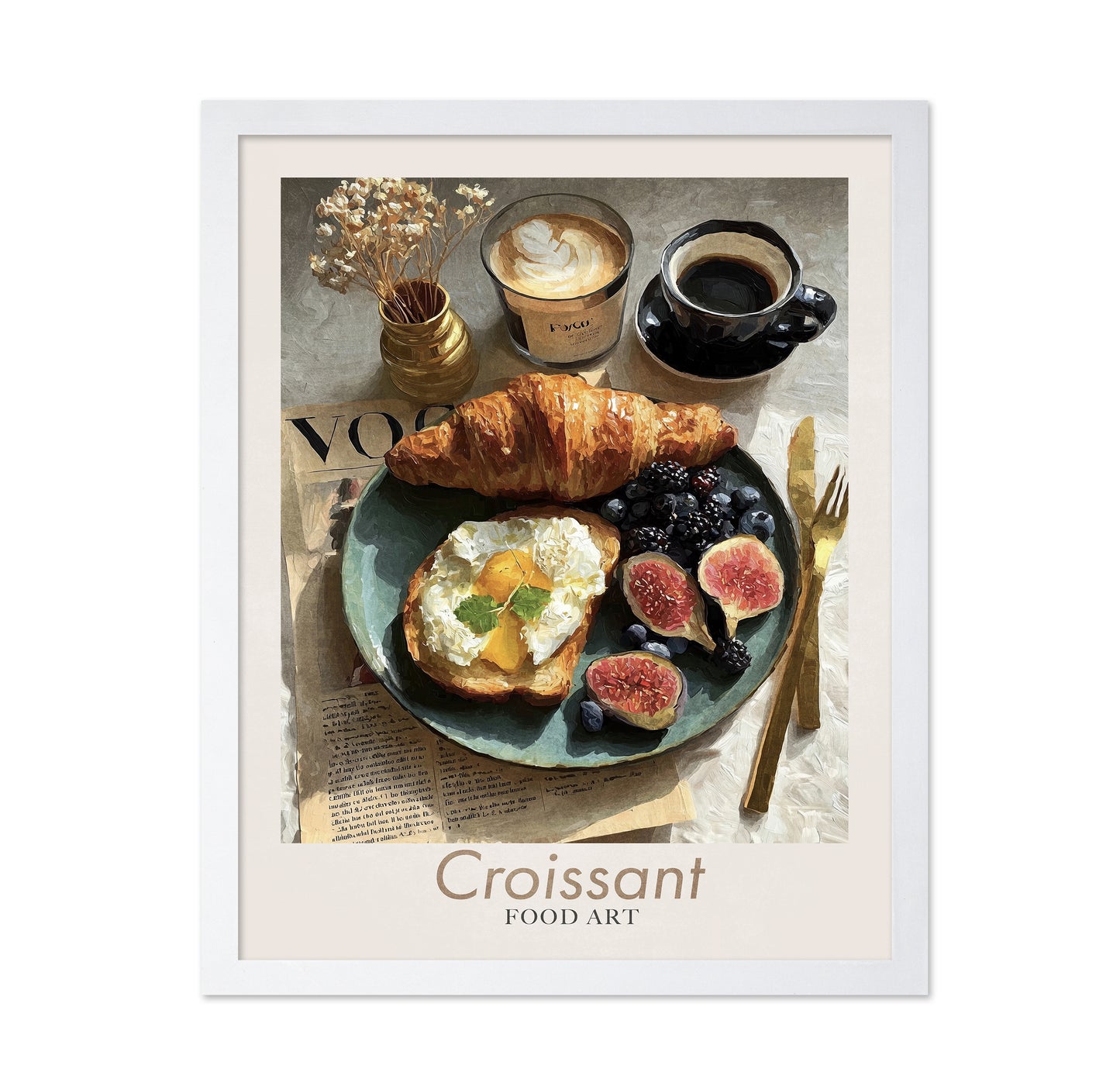 Croissant Food Art
