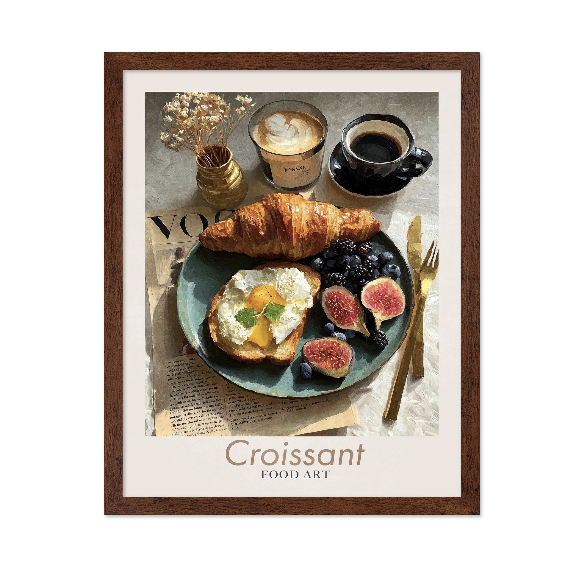 Croissant Food Art