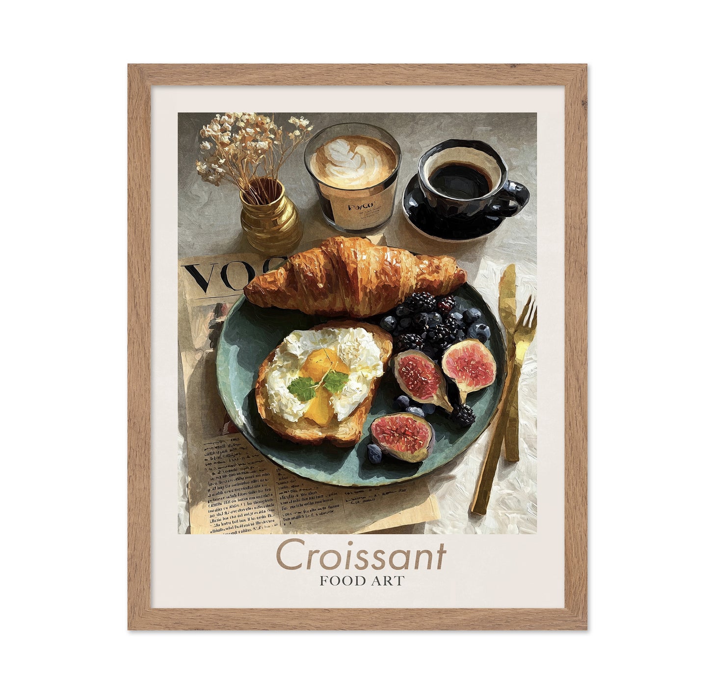 Croissant Food Art