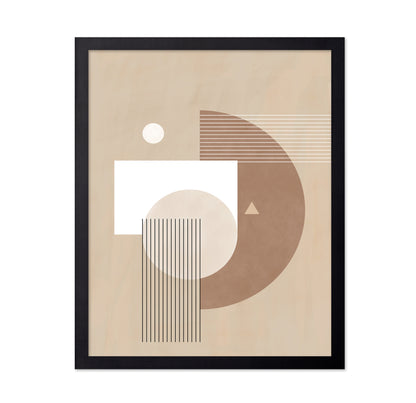 Neutral Semicircles Poster