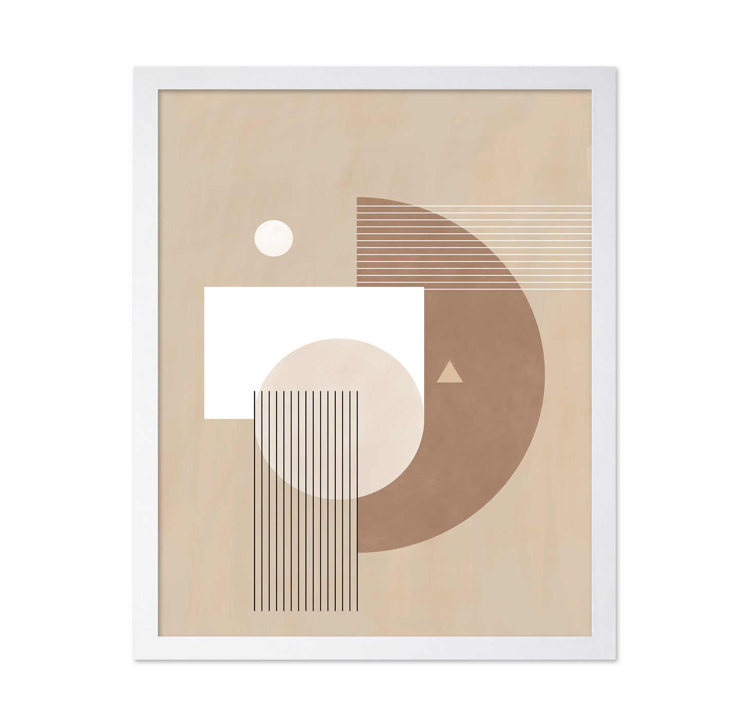 Neutral Semicircles Poster