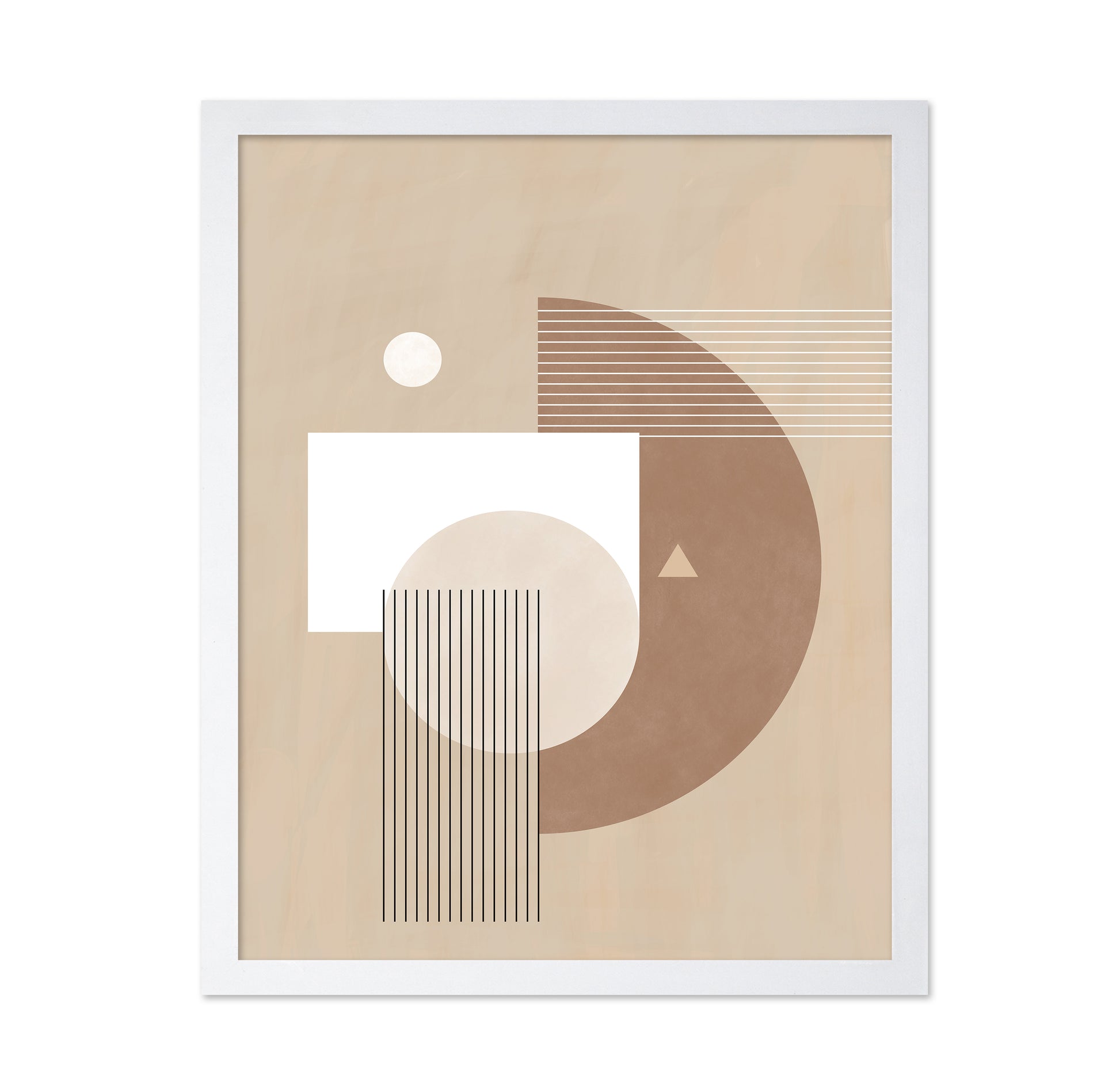 Neutral Semicircles Poster