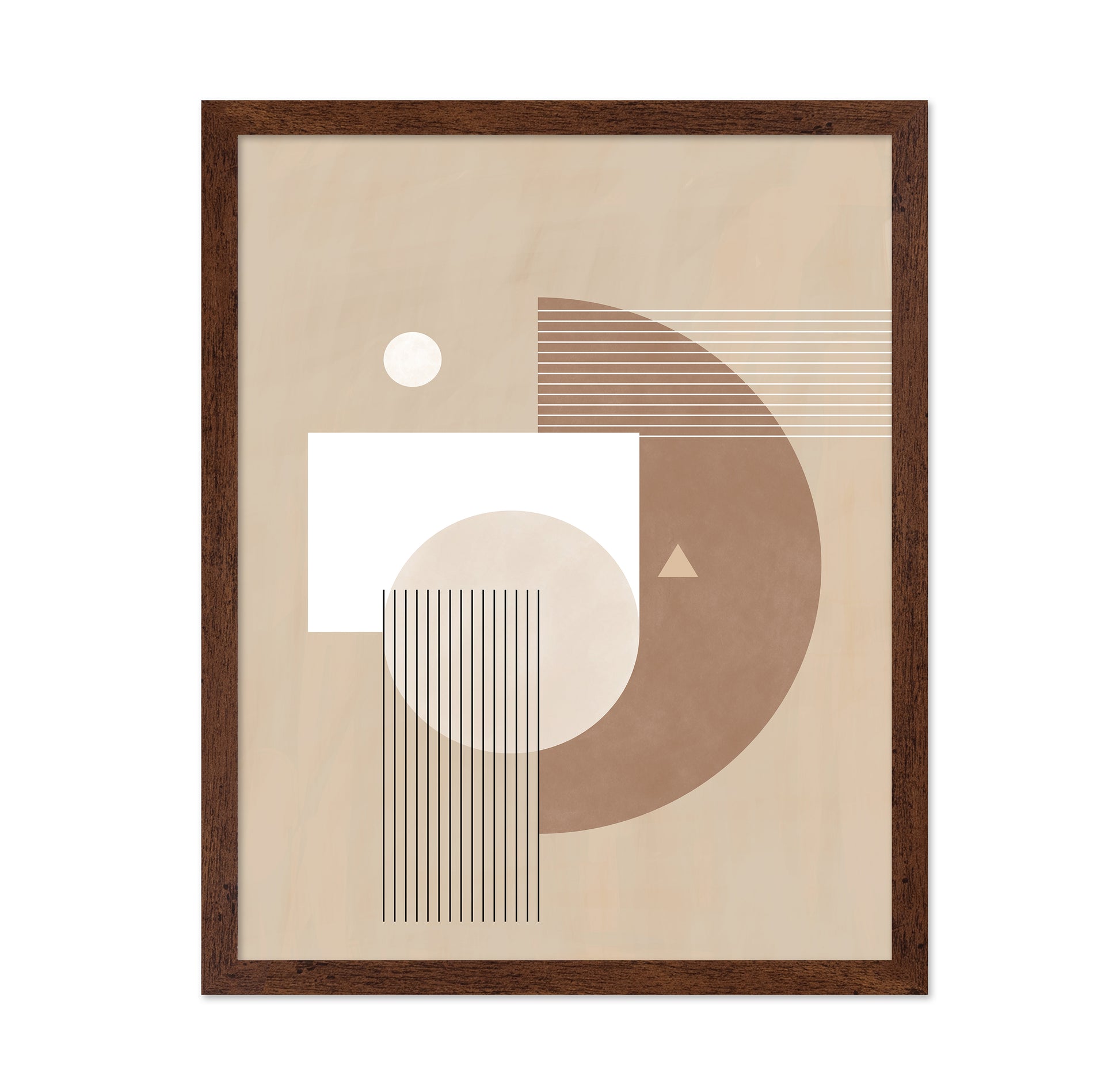 Neutral Semicircles Poster