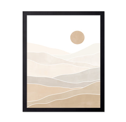 Abstract Beige Landscape