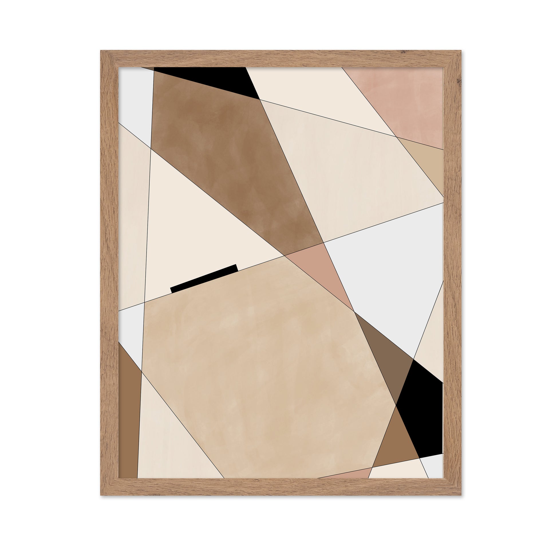 Geometric Beige Art No 2