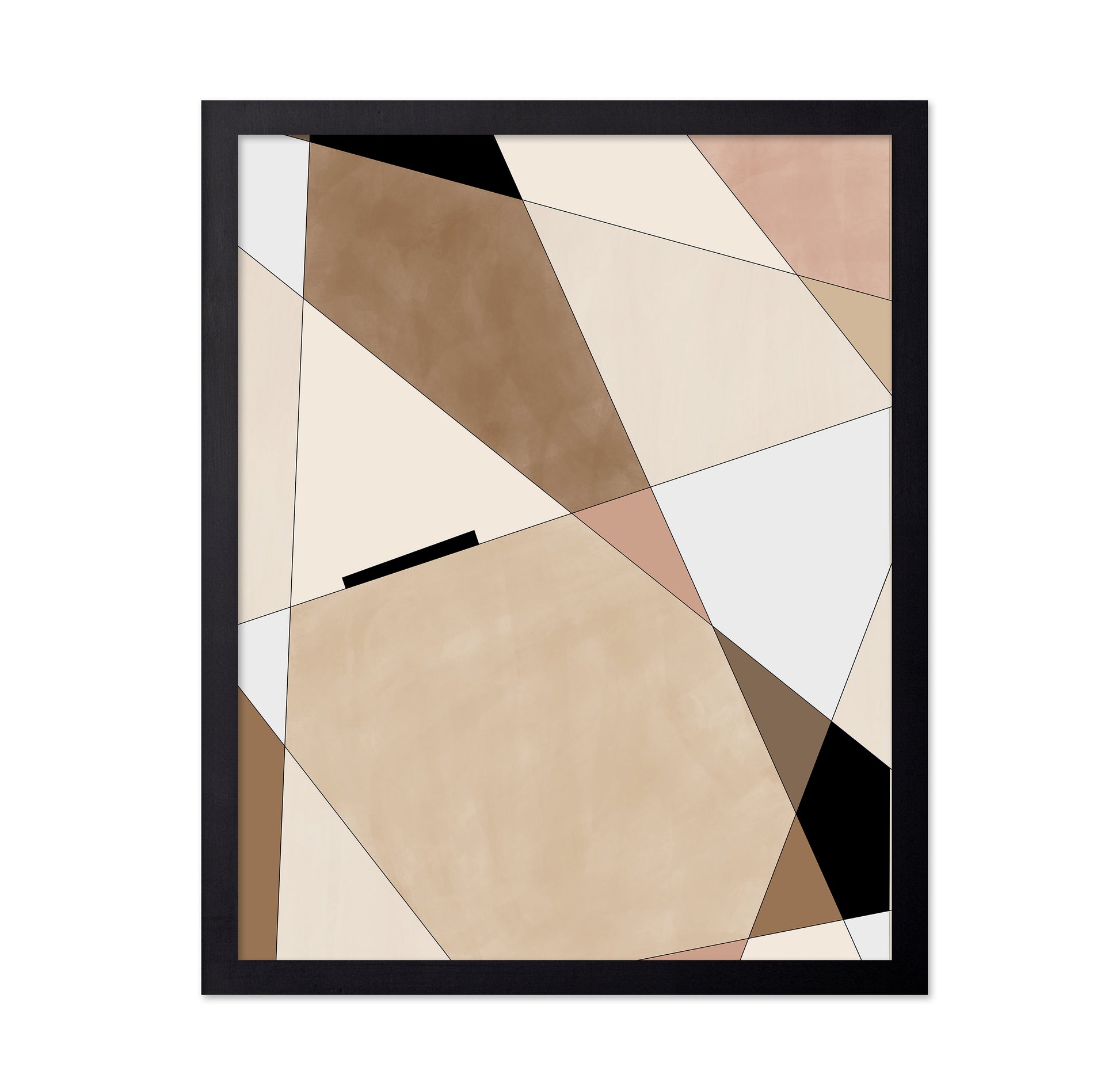 Geometric Beige Art No 2