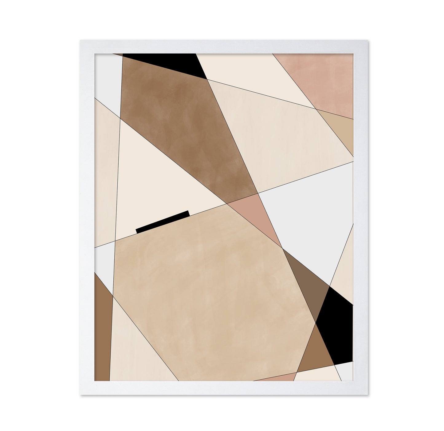 Geometric Beige Art No 2