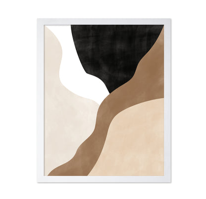 Abstract Beige And Brown Art No 2