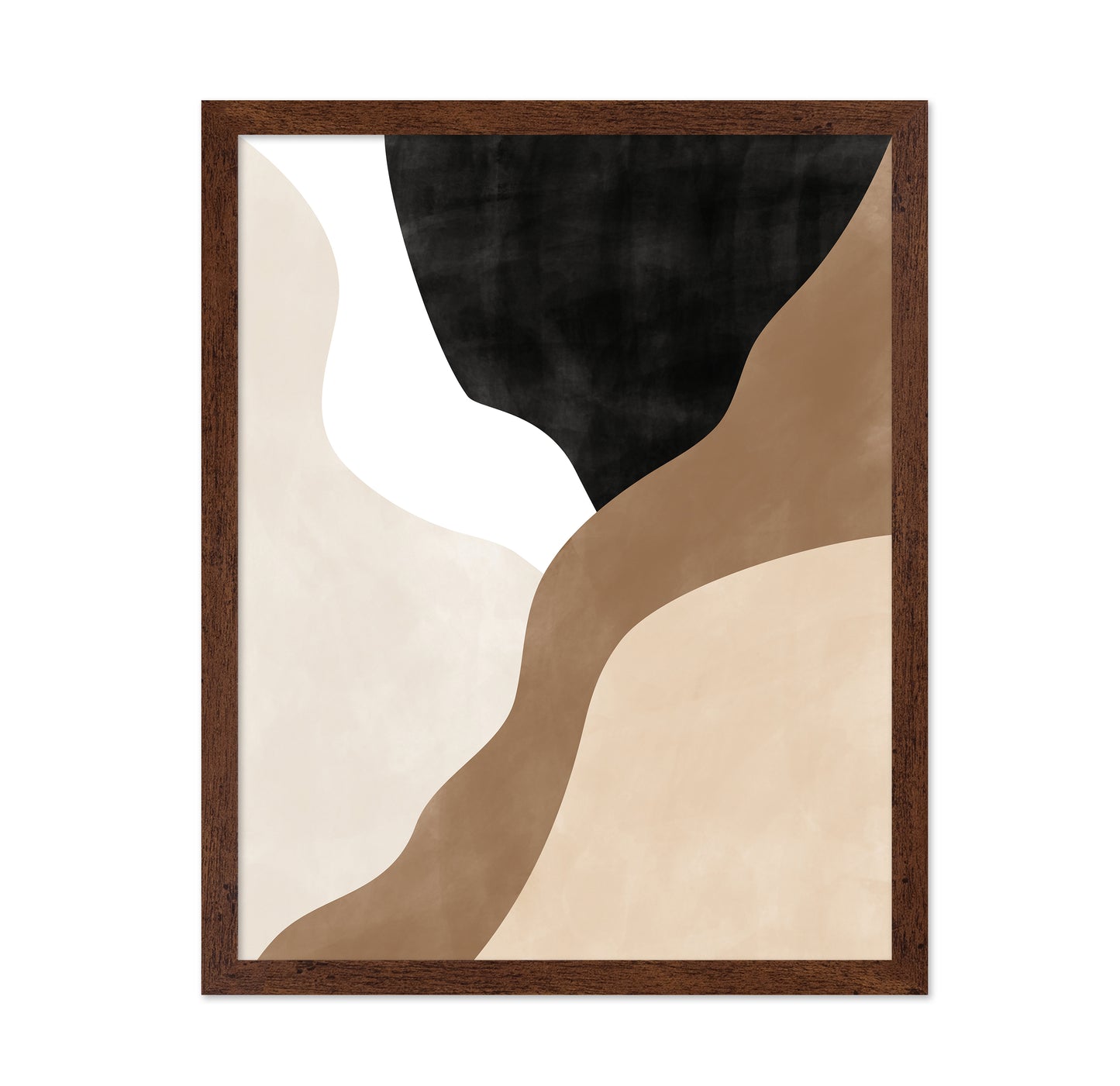 Abstract Beige And Brown Art No 2