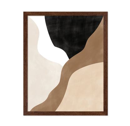 Abstract Beige And Brown Art No 2