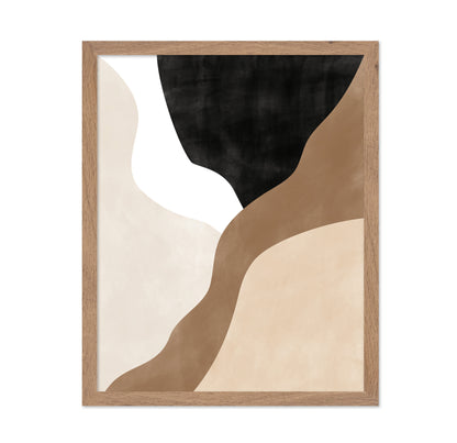 Abstract Beige And Brown Art No 2