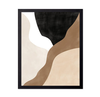 Abstract Beige And Brown Art No 2