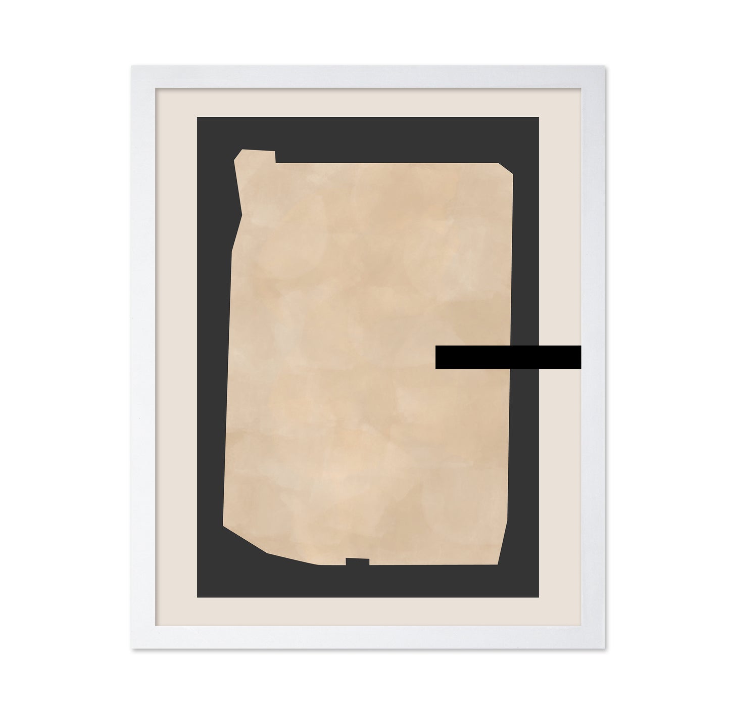 Abstract Beige Painting