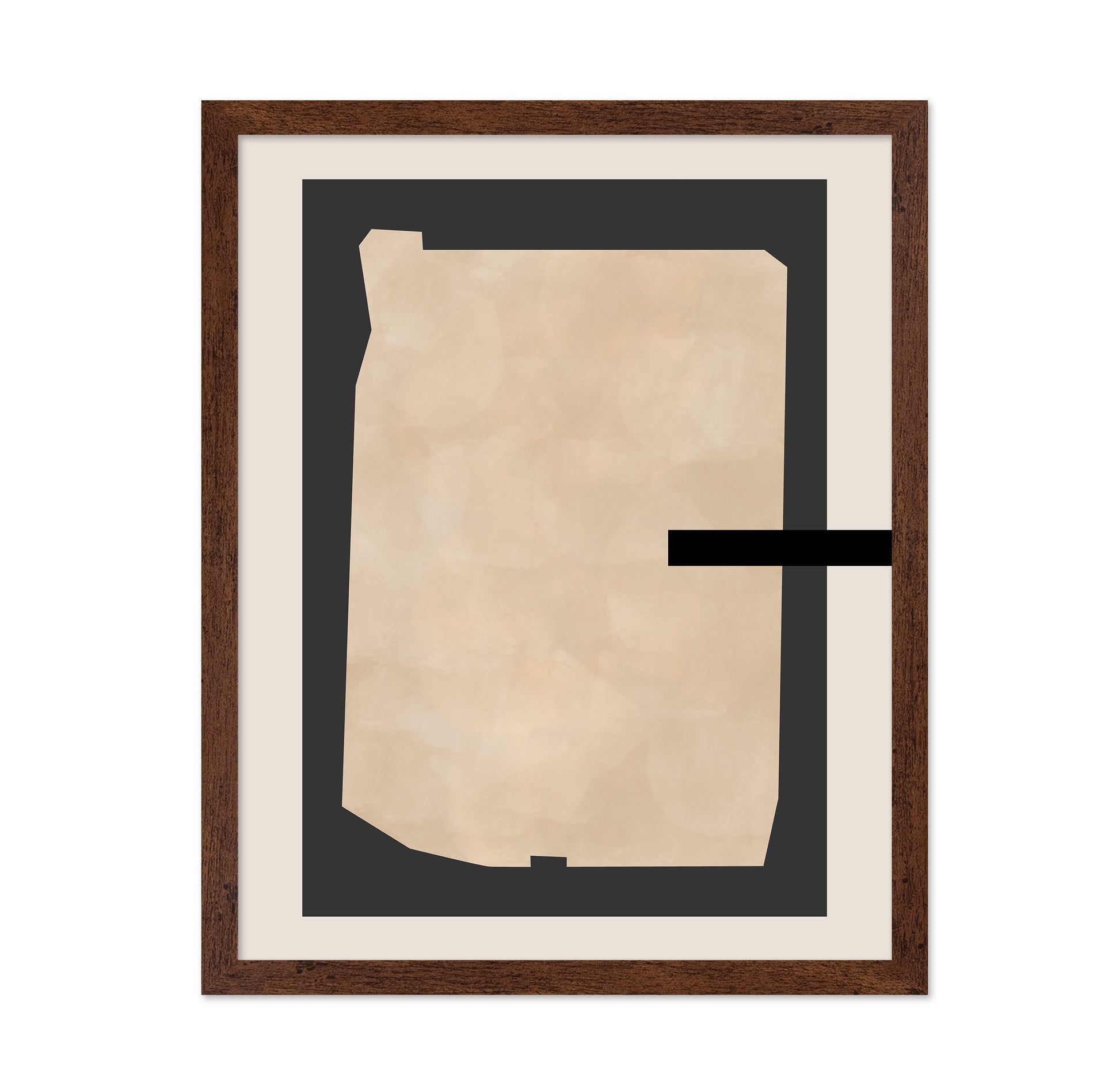 Abstract Beige Painting