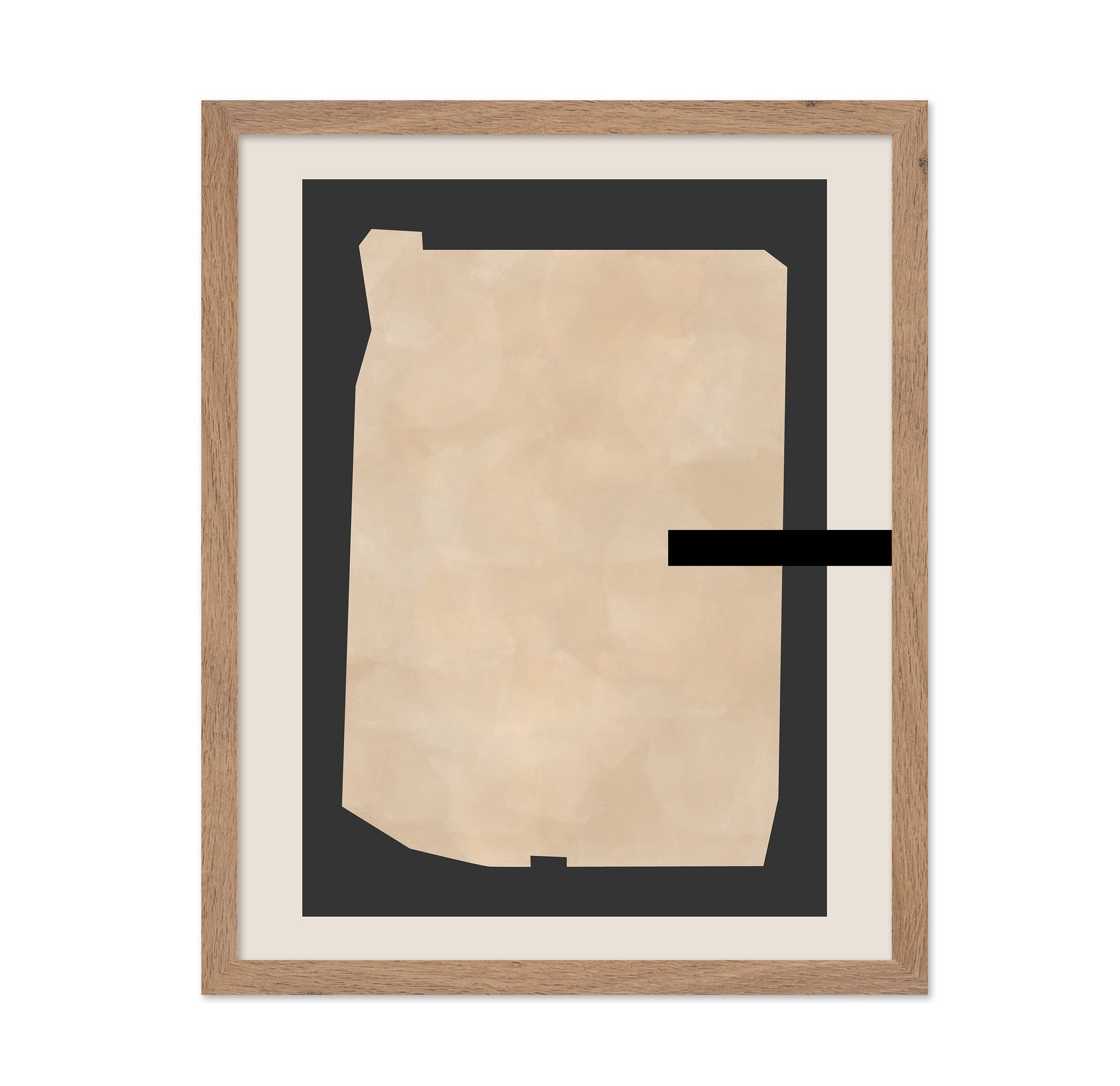 Abstract Beige Painting