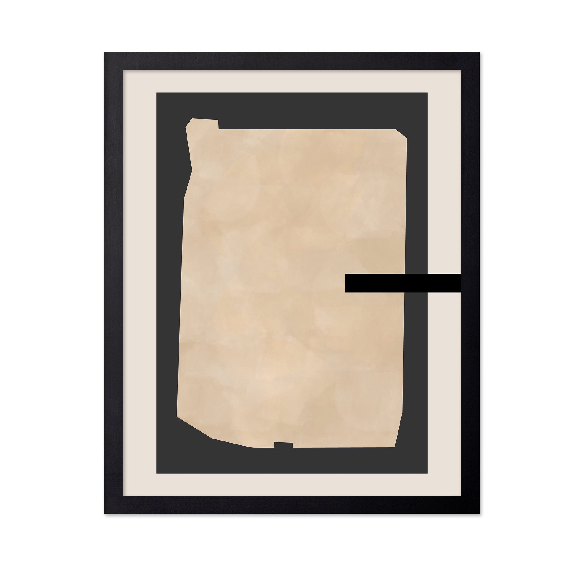 Abstract Beige Painting