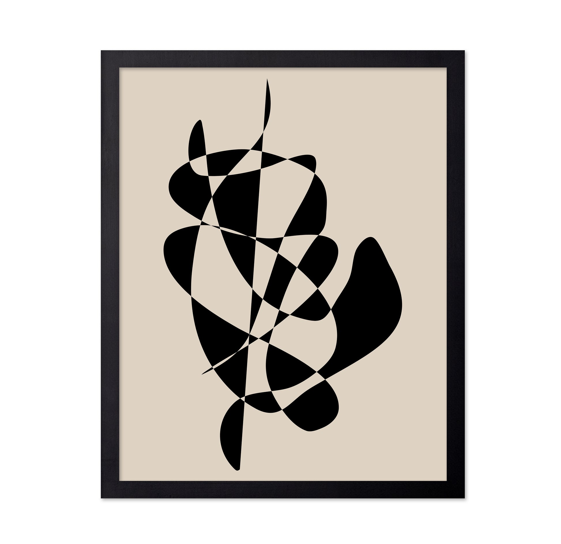 Abstract Black Shapes