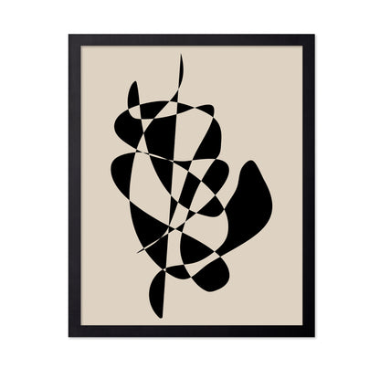 Abstract Black Shapes
