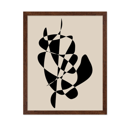 Abstract Black Shapes