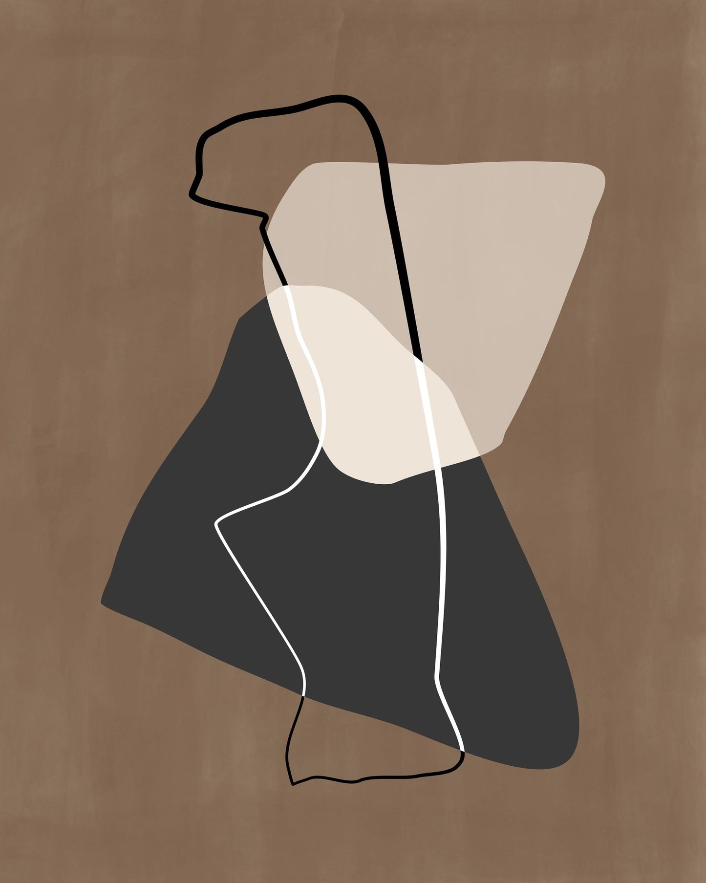 Abstract Silhouette