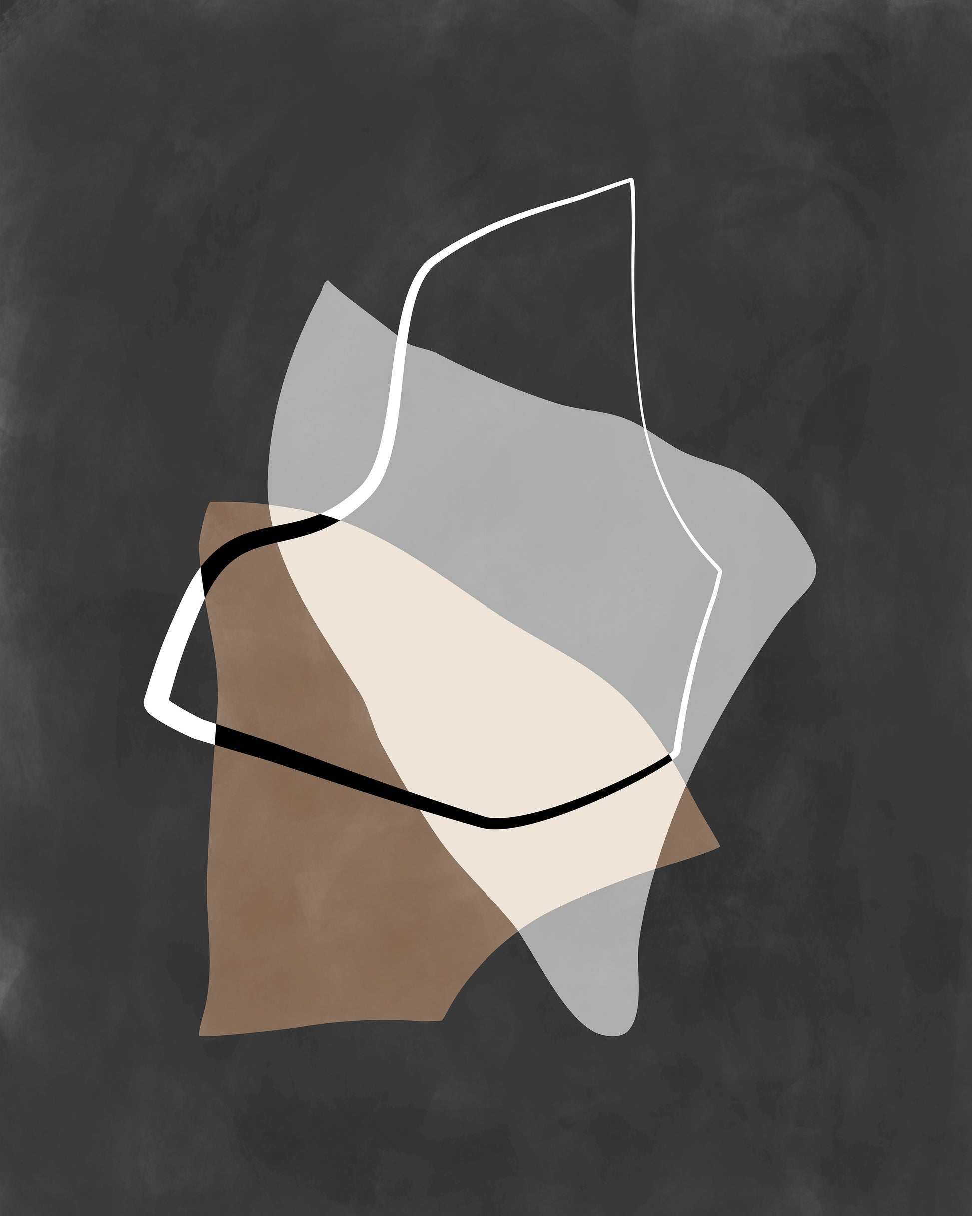Organic Shapes In Earthy Tones