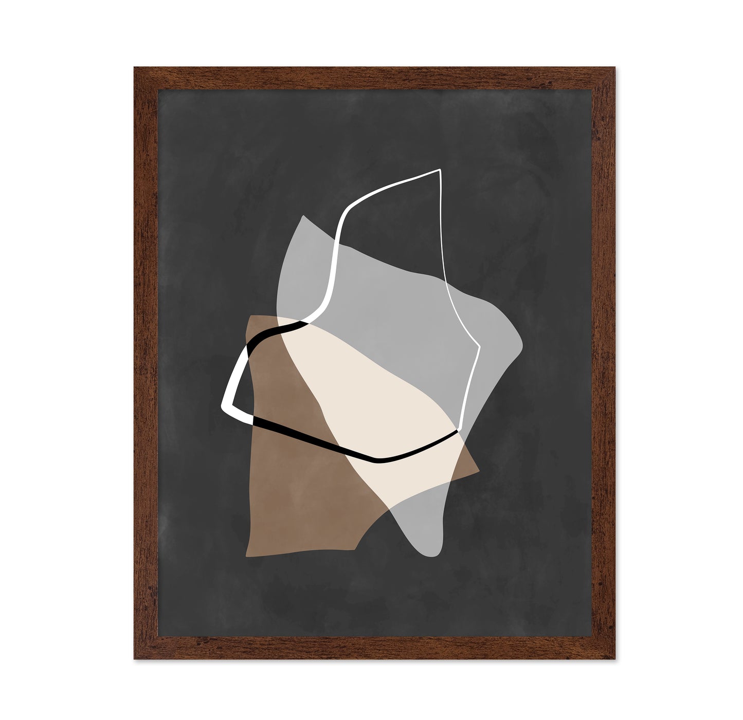 Organic Shapes In Earthy Tones