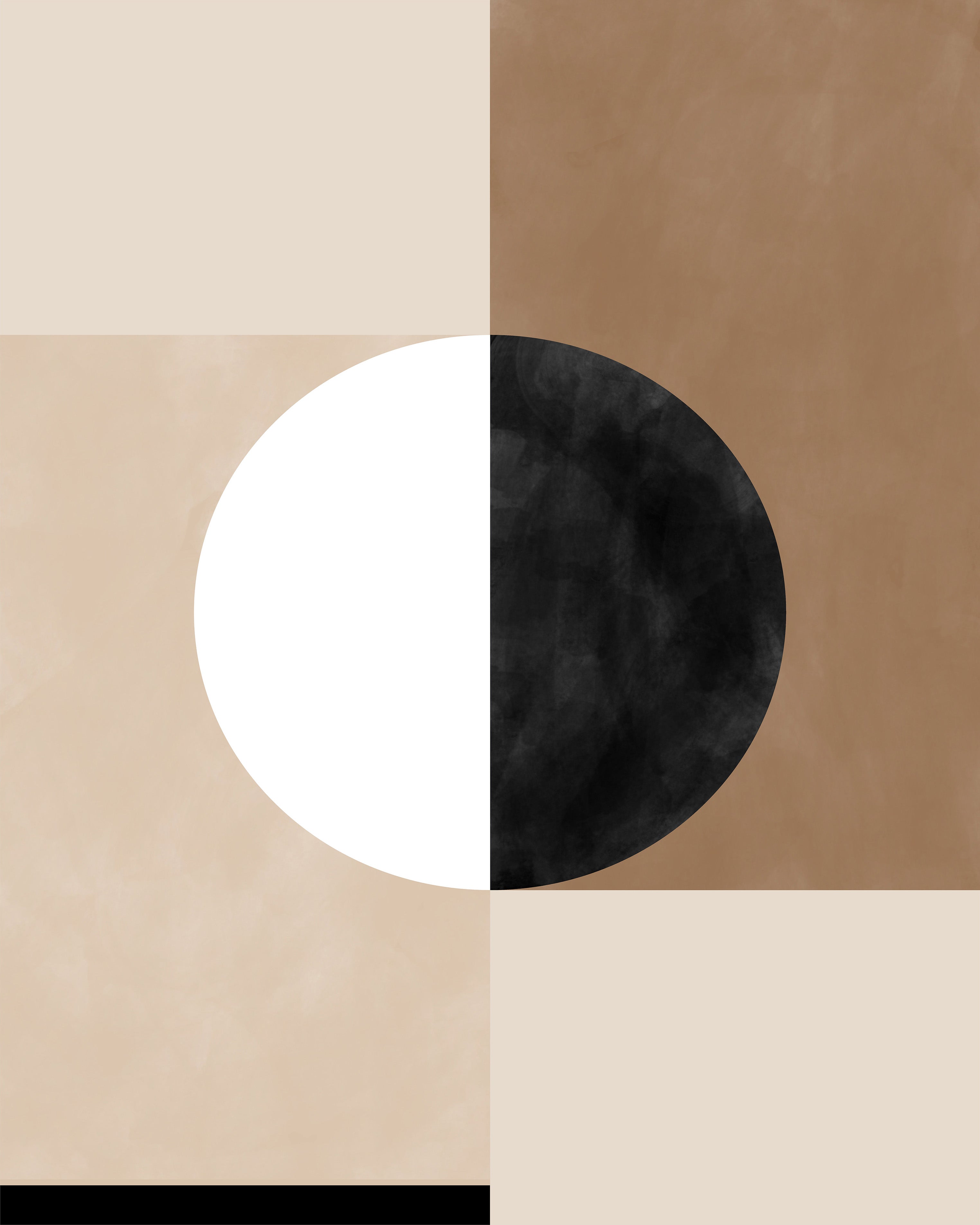 Geometric Shapes with a Central Circle – Poster Master