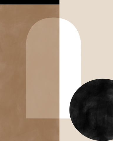 Japandi Minimalist Beige Black Neutral