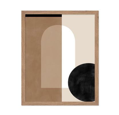 Japandi Minimalist Beige Black Neutral