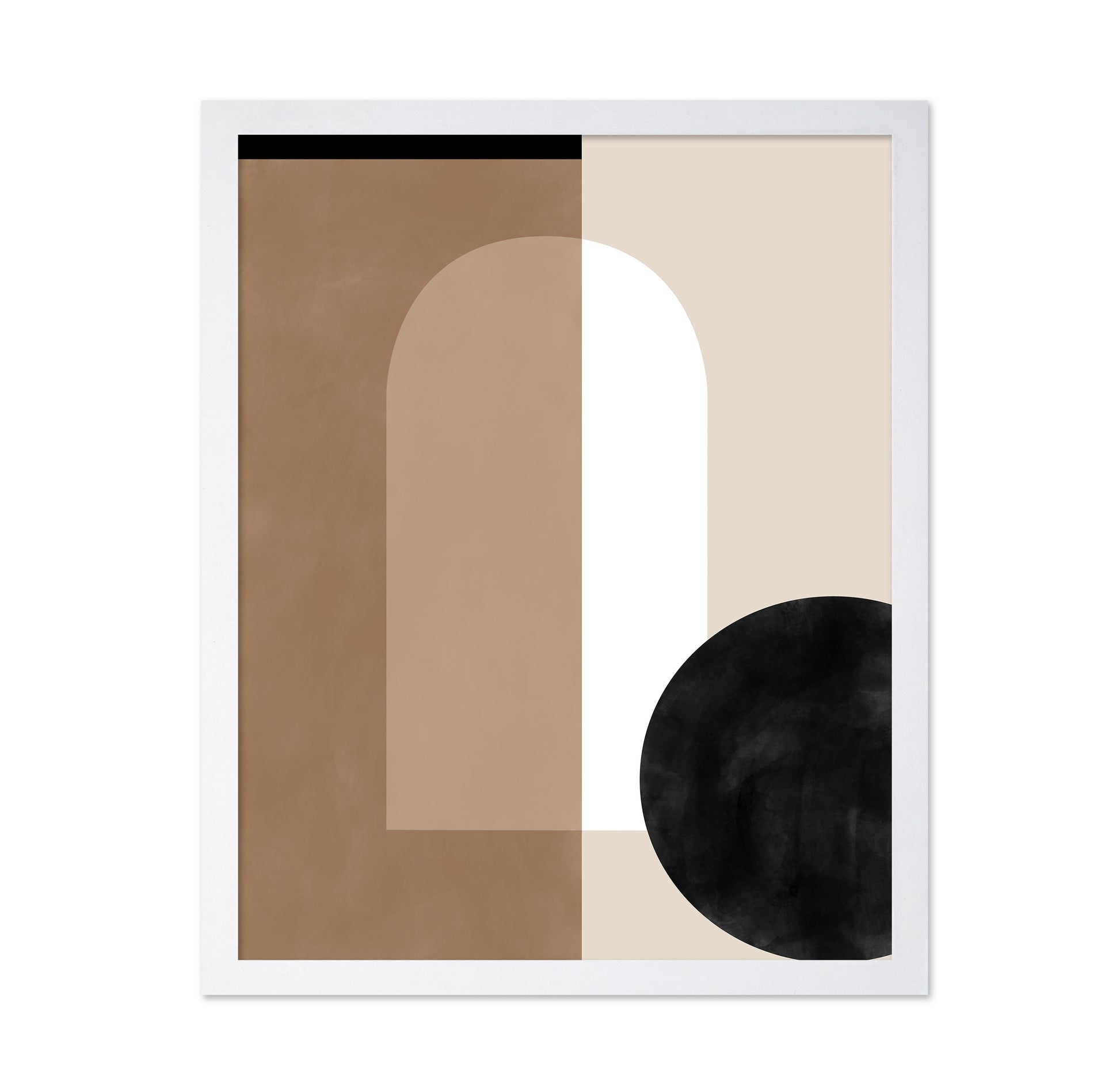 Japandi Minimalist Beige Black Neutral