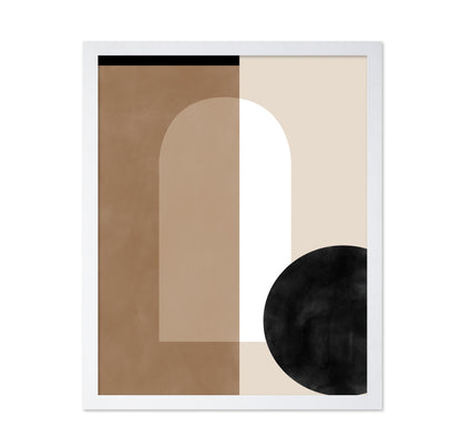 Japandi Minimalist Beige Black Neutral