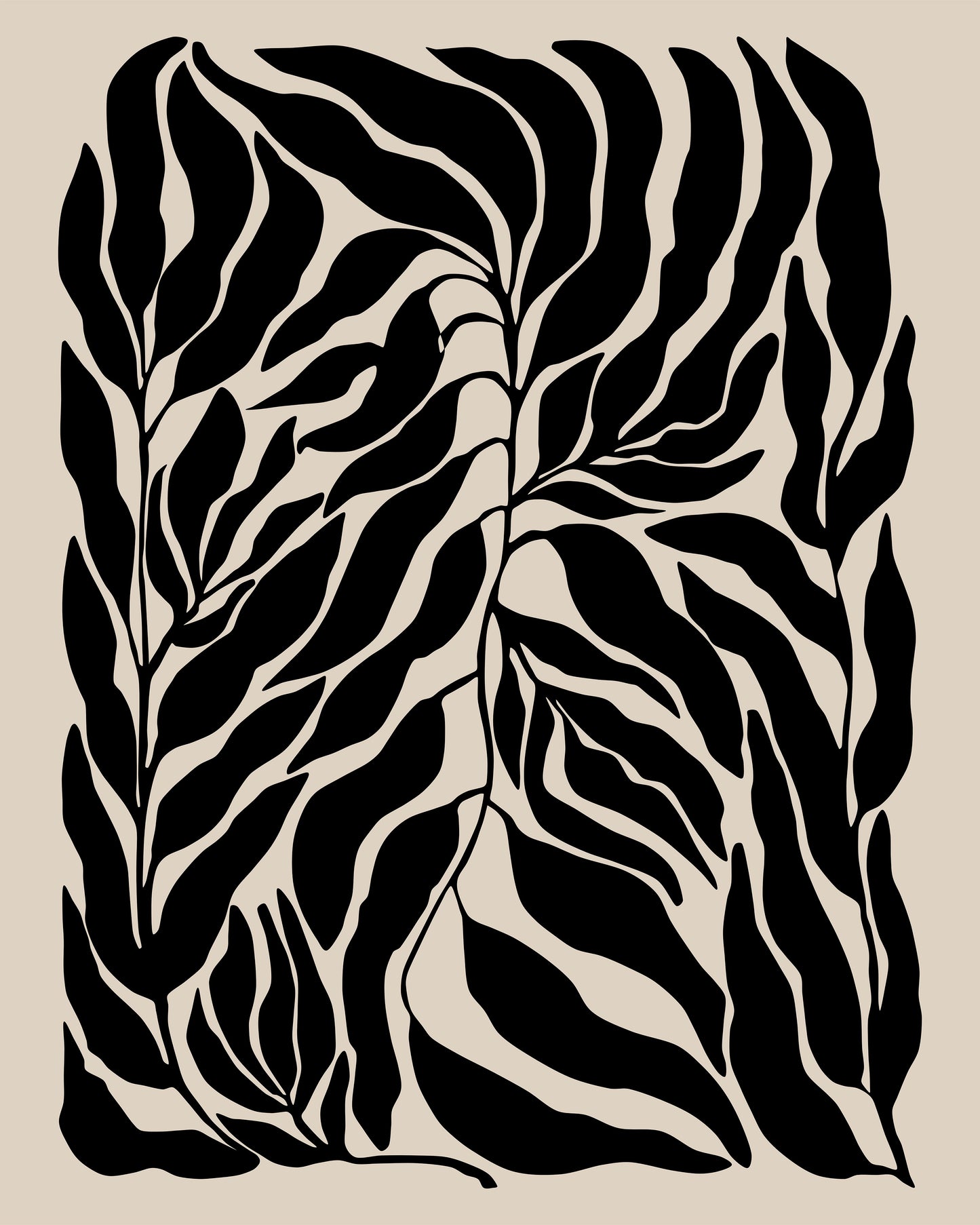 Black Leaf Silhouettes