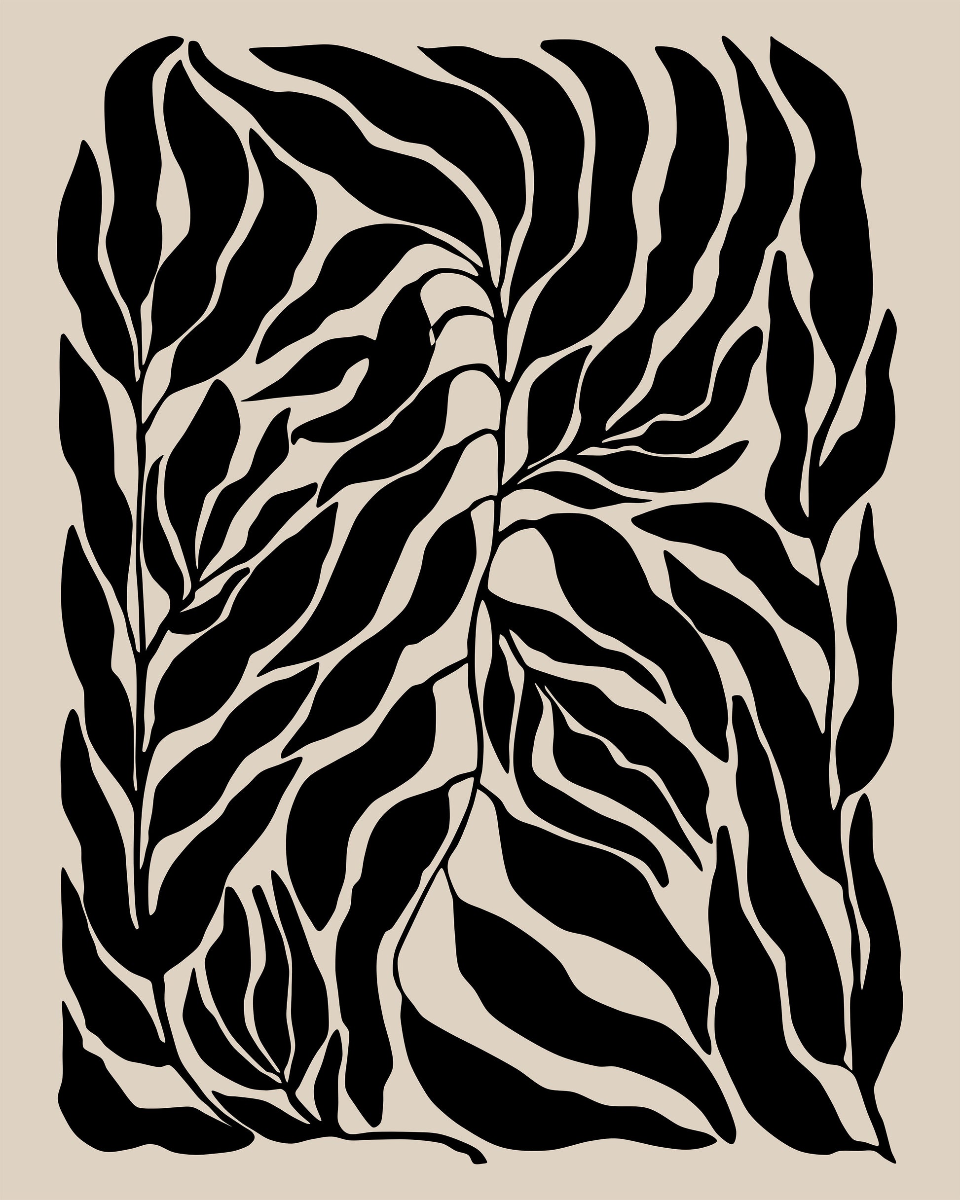 Black Leaf Silhouettes