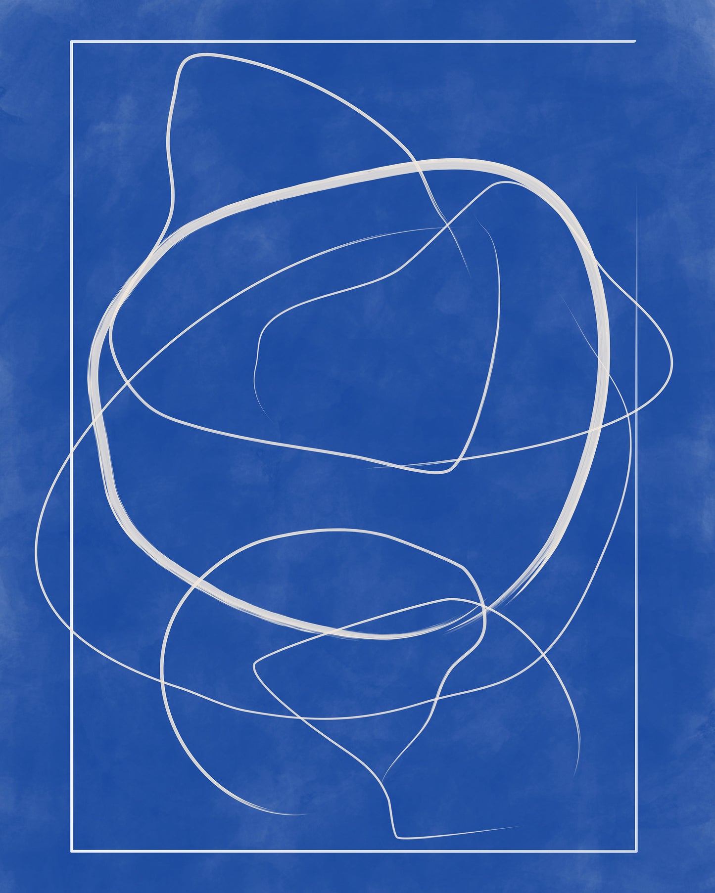 Whirling Azure Paths