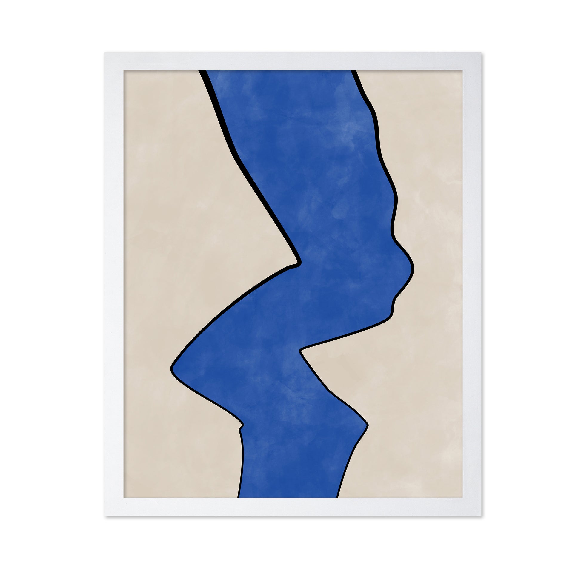 Bold Blue Contour