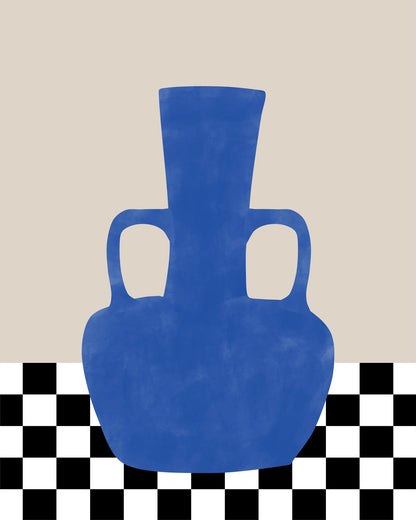 Azure Vase Chess Board